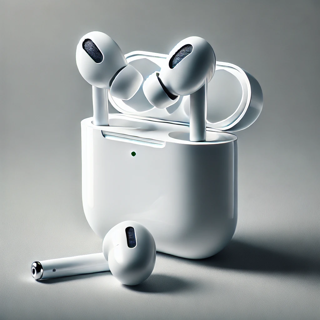 Apple AirPods Pro 2 wireless earbuds featuring the MagSafe charging case.